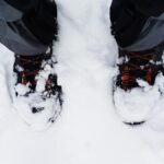 Decathlon Trek 100 túrabakancs havas körülmények között